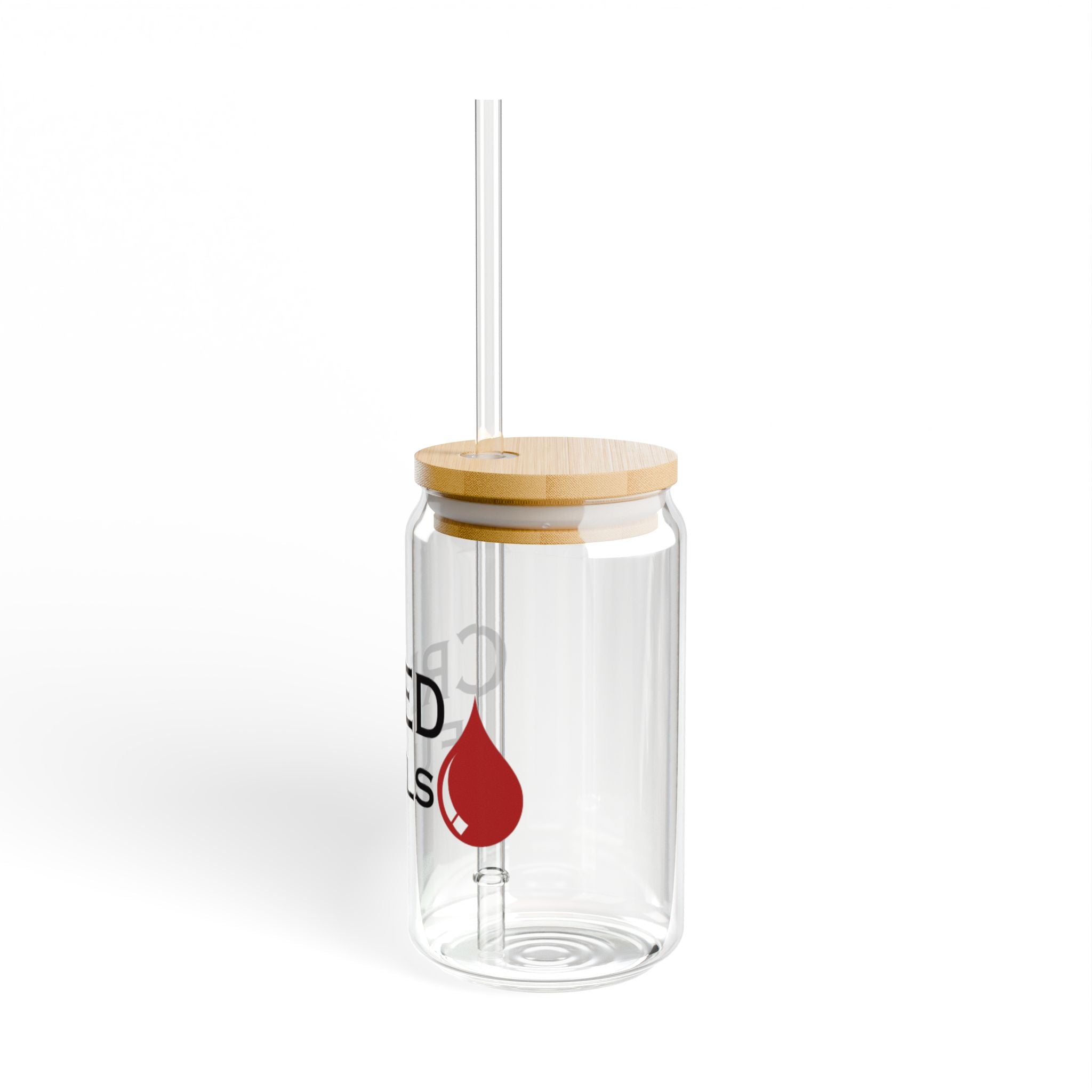 16oz Clear Straw Tumbler