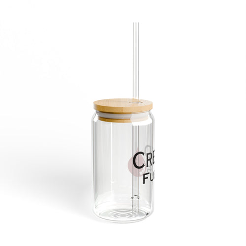 16oz Clear Straw Tumbler