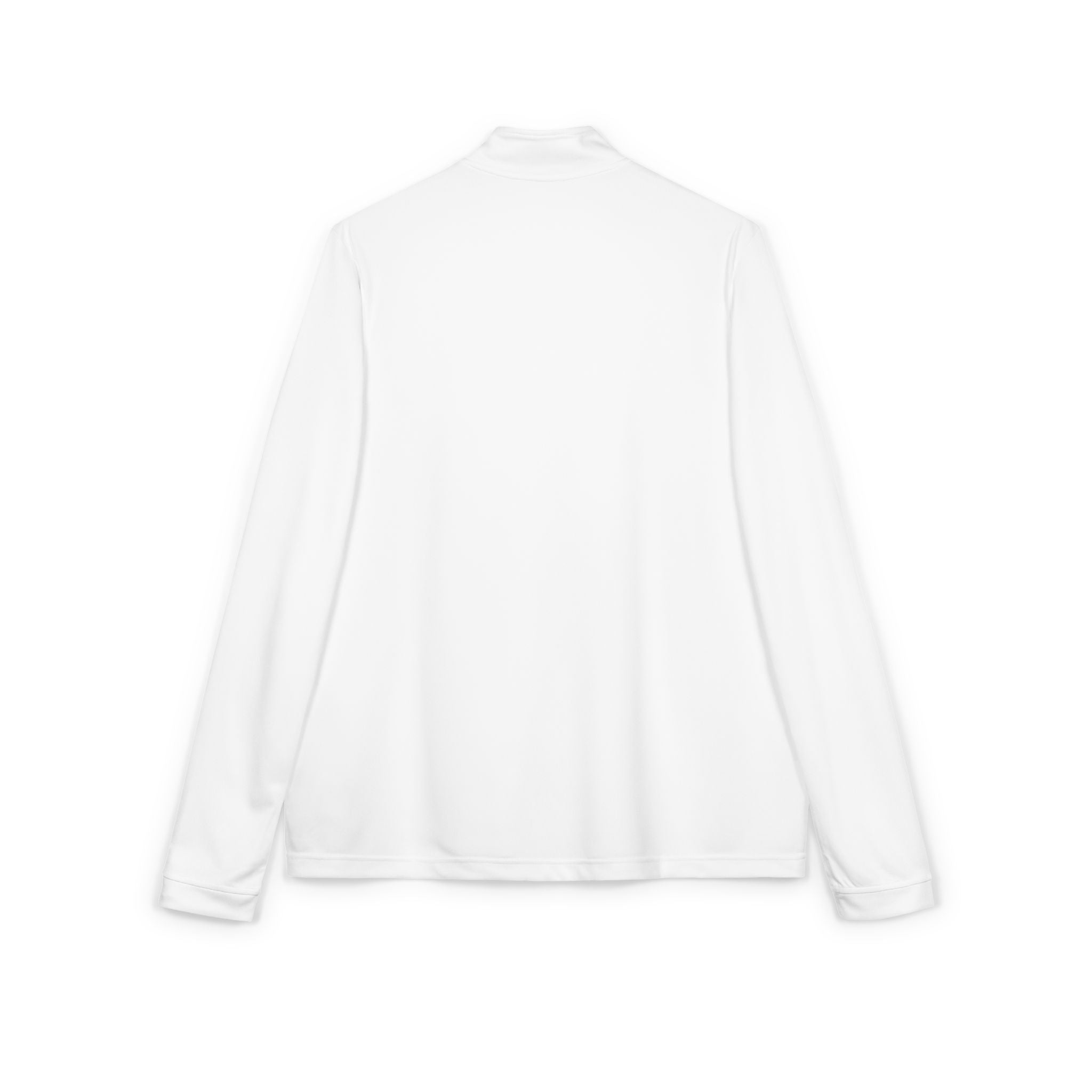 White Quarter-Zip Pullover